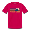 Park City, Utah Toddler T-Shirt - Retro Mountain Park City Toddler Tee - dark pink