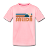 Salida, Colorado Toddler T-Shirt - Retro Mountain Salida Toddler Tee - pink