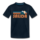 Salida, Colorado Toddler T-Shirt - Retro Mountain Salida Toddler Tee - deep navy