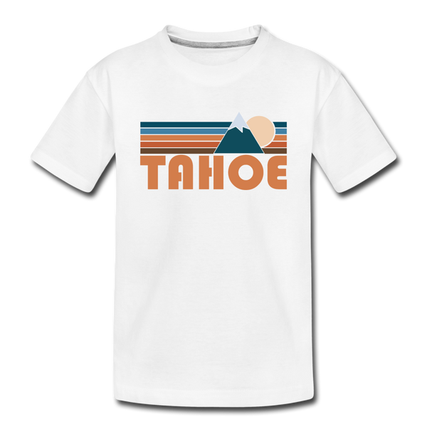 Tahoe, California Toddler T-Shirt - Retro Mountain Tahoe Toddler Tee - white