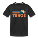 Tahoe, California Toddler T-Shirt - Retro Mountain Tahoe Toddler Tee - black