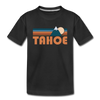 Tahoe, California Toddler T-Shirt - Retro Mountain Tahoe Toddler Tee - black