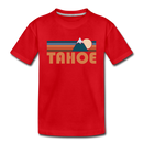 Tahoe, California Toddler T-Shirt - Retro Mountain Tahoe Toddler Tee - red