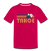 Tahoe, California Toddler T-Shirt - Retro Mountain Tahoe Toddler Tee - dark pink