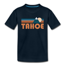 Tahoe, California Toddler T-Shirt - Retro Mountain Tahoe Toddler Tee - deep navy