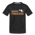 Truckee, California Toddler T-Shirt - Retro Mountain Truckee Toddler Tee - black