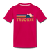Truckee, California Toddler T-Shirt - Retro Mountain Truckee Toddler Tee - dark pink