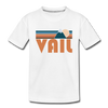 Vail, Colorado Toddler T-Shirt - Retro Mountain Vail Toddler Tee - white