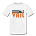 Vail, Colorado Toddler T-Shirt - Retro Mountain Vail Toddler Tee - white