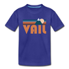 Vail, Colorado Toddler T-Shirt - Retro Mountain Vail Toddler Tee - royal blue
