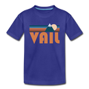 Vail, Colorado Toddler T-Shirt - Retro Mountain Vail Toddler Tee - royal blue