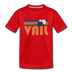 Vail, Colorado Toddler T-Shirt - Retro Mountain Vail Toddler Tee - red