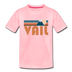 Vail, Colorado Toddler T-Shirt - Retro Mountain Vail Toddler Tee - pink