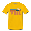 Vail, Colorado Toddler T-Shirt - Retro Mountain Vail Toddler Tee - sun yellow