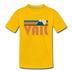 Vail, Colorado Toddler T-Shirt - Retro Mountain Vail Toddler Tee - sun yellow