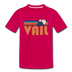 Vail, Colorado Toddler T-Shirt - Retro Mountain Vail Toddler Tee - dark pink