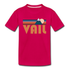 Vail, Colorado Toddler T-Shirt - Retro Mountain Vail Toddler Tee