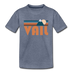 Vail, Colorado Toddler T-Shirt - Retro Mountain Vail Toddler Tee - heather blue