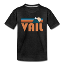 Vail, Colorado Toddler T-Shirt - Retro Mountain Vail Toddler Tee - charcoal gray