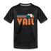 Vail, Colorado Toddler T-Shirt - Retro Mountain Vail Toddler Tee - charcoal gray