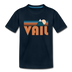 Vail, Colorado Toddler T-Shirt - Retro Mountain Vail Toddler Tee - deep navy