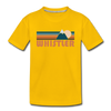 Whistler, Canada Toddler T-Shirt - Retro Mountain Whistler Toddler Tee - sun yellow