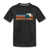 Winter Park, Colorado Toddler T-Shirt - Retro Mountain Winter Park Toddler Tee - black