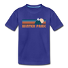 Winter Park, Colorado Toddler T-Shirt - Retro Mountain Winter Park Toddler Tee - royal blue
