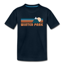 Winter Park, Colorado Toddler T-Shirt - Retro Mountain Winter Park Toddler Tee - deep navy