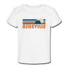 Asheville, North Carolina Baby T-Shirt - Organic Retro Mountain Asheville Infant T-Shirt - white