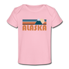 Alaska Baby T-Shirt - Organic Retro Mountain Alaska Infant T-Shirt