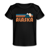 Alaska Baby T-Shirt - Organic Retro Mountain Alaska Infant T-Shirt