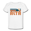 Alta, Utah Baby T-Shirt - Organic Retro Mountain Alta Infant T-Shirt