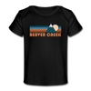 Beaver Creek, Colorado Baby T-Shirt - Organic Retro Mountain Beaver Creek Infant T-Shirt - black