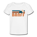 Banff, Canada Baby T-Shirt - Organic Retro Mountain Banff Infant T-Shirt - white