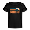 Banff, Canada Baby T-Shirt - Organic Retro Mountain Banff Infant T-Shirt - black