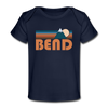 Bend, Oregon Baby T-Shirt - Organic Retro Mountain Bend Infant T-Shirt