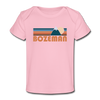 Bozeman, Montana Baby T-Shirt - Organic Retro Mountain Bozeman Infant T-Shirt