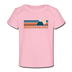 Breckenridge, Colorado Baby T-Shirt - Organic Retro Mountain Breckenridge Infant T-Shirt - light pink