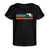 Breckenridge, Colorado Baby T-Shirt - Organic Retro Mountain Breckenridge Infant T-Shirt - black