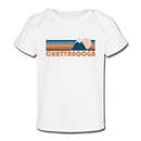 Chattanooga, Tennessee Baby T-Shirt - Organic Retro Mountain Chattanooga Infant T-Shirt - white