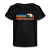 Chattanooga, Tennessee Baby T-Shirt - Organic Retro Mountain Chattanooga Infant T-Shirt - black