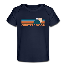 Chattanooga, Tennessee Baby T-Shirt - Organic Retro Mountain Chattanooga Infant T-Shirt