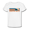 Crested Butte, Colorado Baby T-Shirt - Organic Retro Mountain Crested Butte Infant T-Shirt