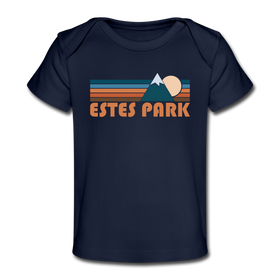 Estes Park, Colorado Baby T-Shirt - Organic Retro Mountain Estes Park Infant T-Shirt