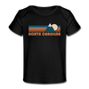North Carolina Baby T-Shirt - Organic Retro Mountain North Carolina Infant T-Shirt
