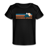 Colorado Springs, Colorado Baby T-Shirt - Organic Retro Mountain Colorado Springs Infant T-Shirt - black