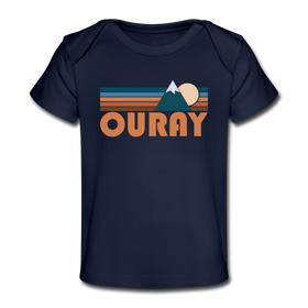 Ouray, Colorado Baby T-Shirt - Organic Retro Mountain Ouray Infant T-Shirt
