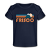 Frisco, Colorado Baby T-Shirt - Organic Retro Mountain Frisco Infant T-Shirt - dark navy