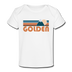 Golden, Colorado Baby T-Shirt - Organic Retro Mountain Golden Infant T-Shirt - white